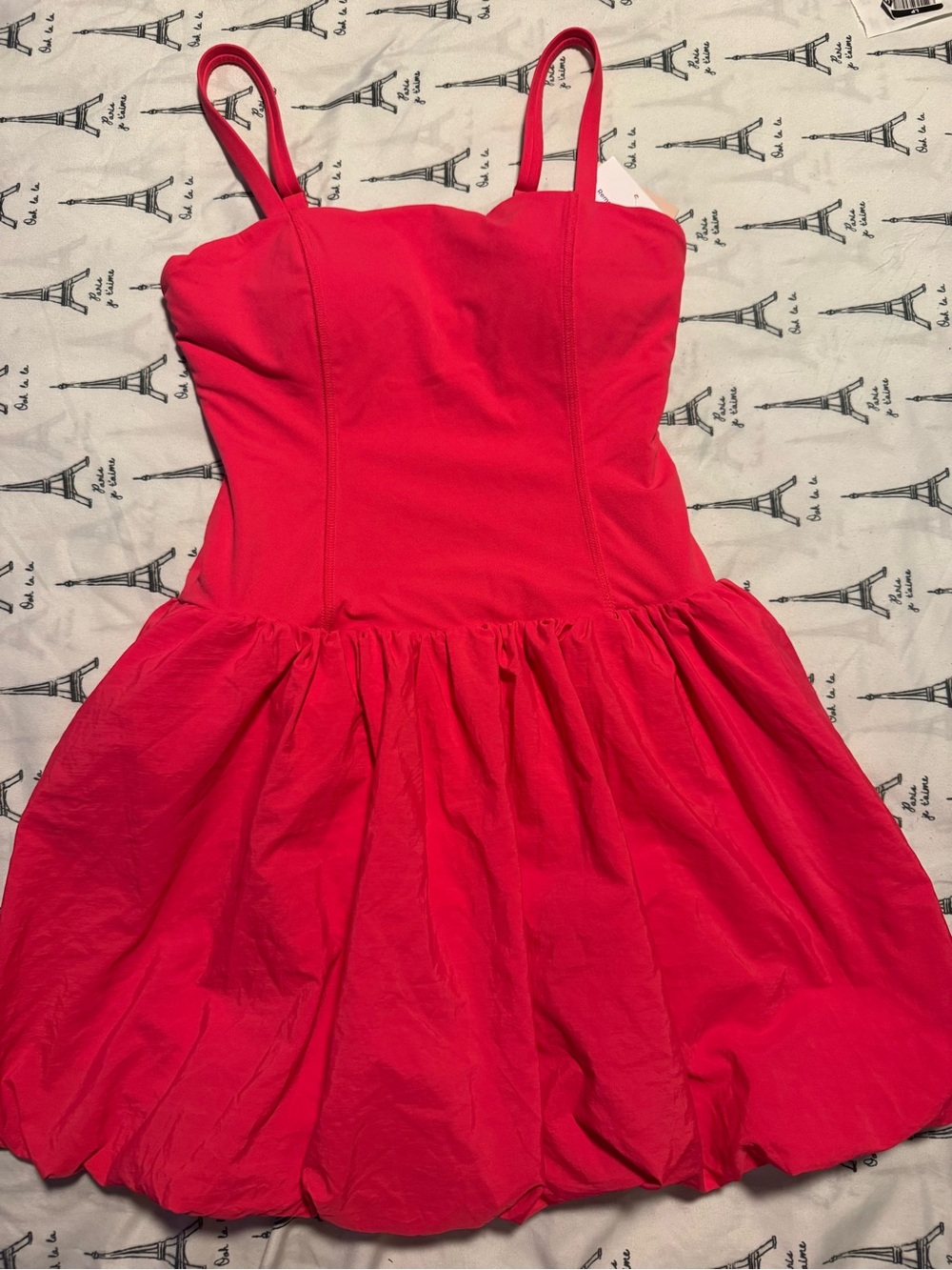 JoyLab Bright Red Sleeveless Party Dress for Girls